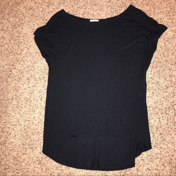 GAP navy wide neck tee - Picture 4 of 5